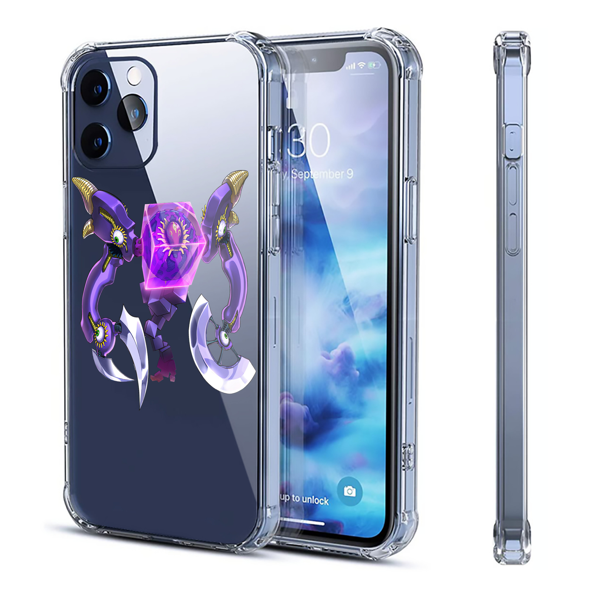 （画像用） 遊☆戯☆王 Yu-Gi-Oh! 【iPhone 12シリーズ対応】透明スマホケース（クリアソフトケース）